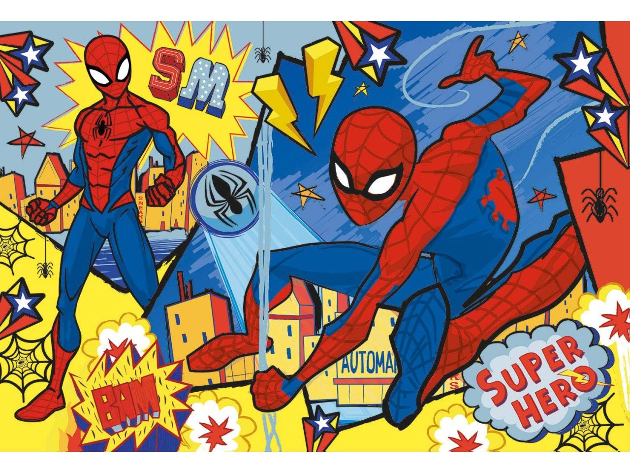 Puzzle da 24 pezzi  maxi Marvel Spiderman