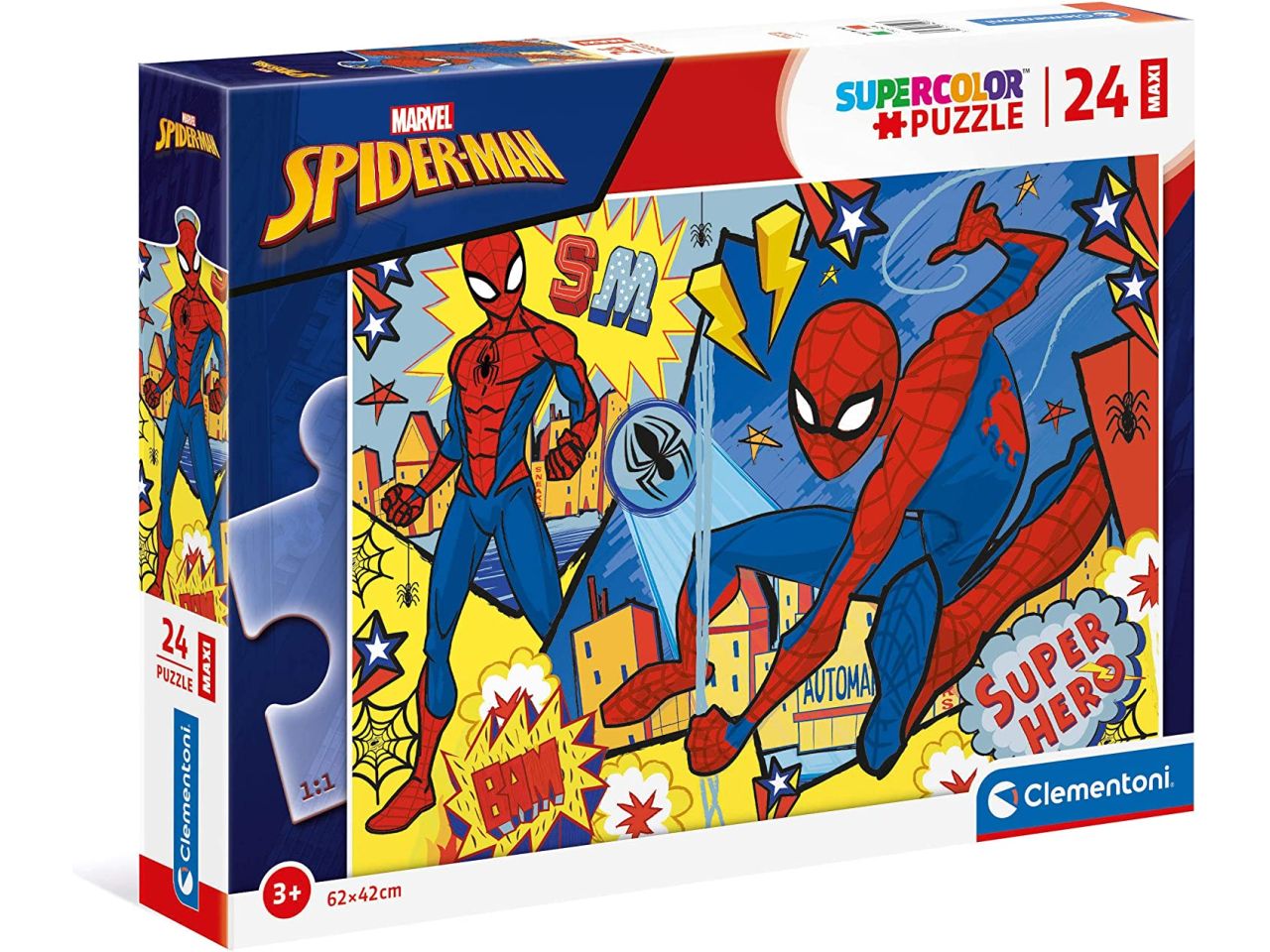 Puzzle da 24 pezzi  maxi Marvel Spiderman