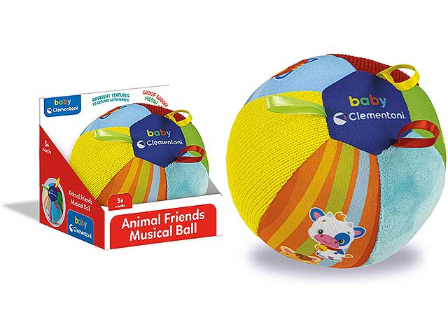Animal friends musical ball