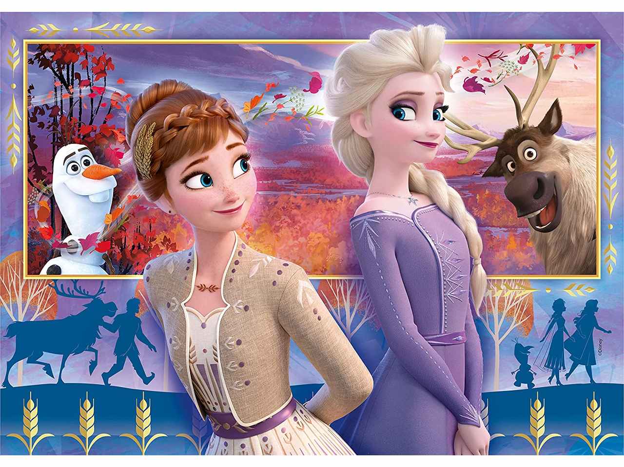 Puzzle 2x60 frozen 2 21609p$
