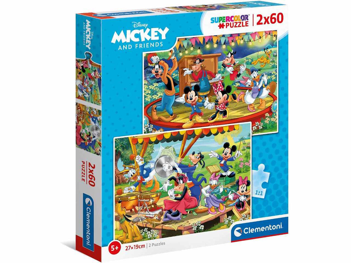 Puzzle 2x60 mickey and friends 21620p$