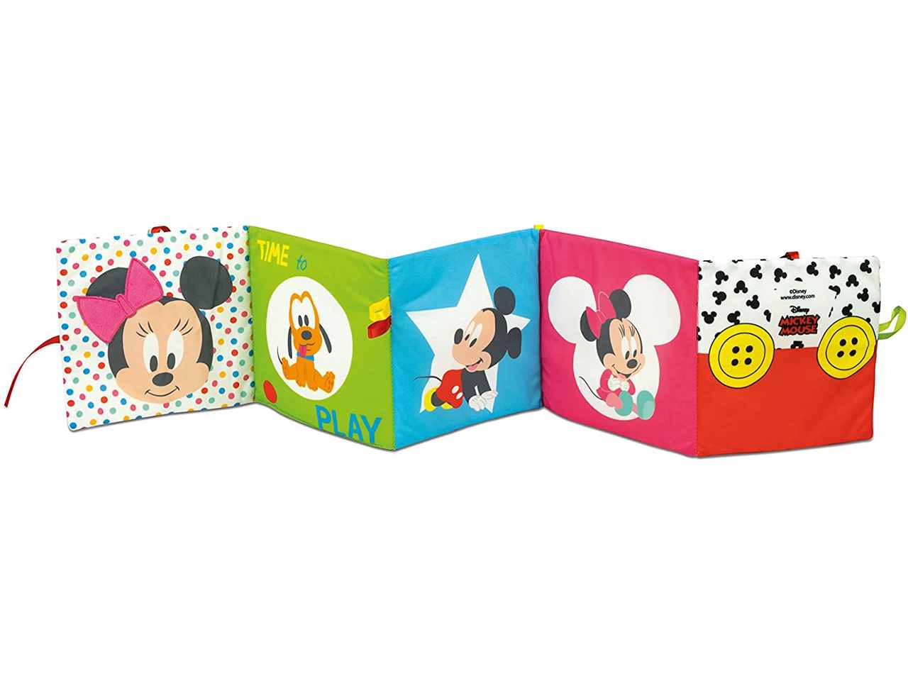 Disney Baby Primi Mesi Libro di Stoffa Sensoriale - Clementoni