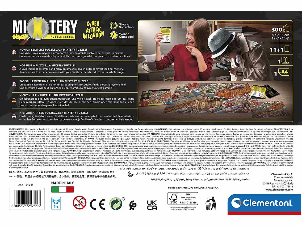 Puzzle 300 pezzi mistery puzzle hacking attack 21711