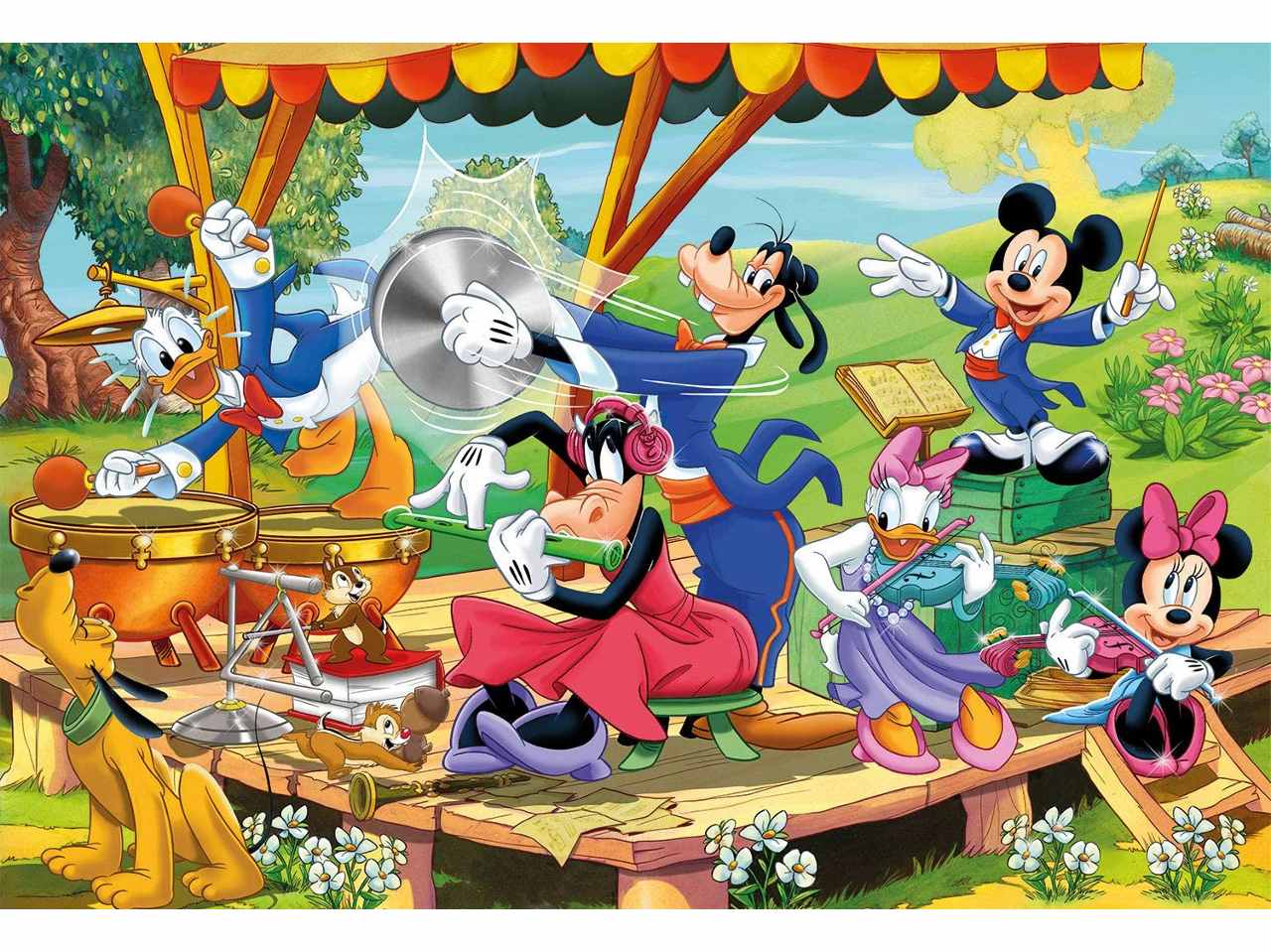 Puzzle da 24 pezzi  maxi Mickey Mouse