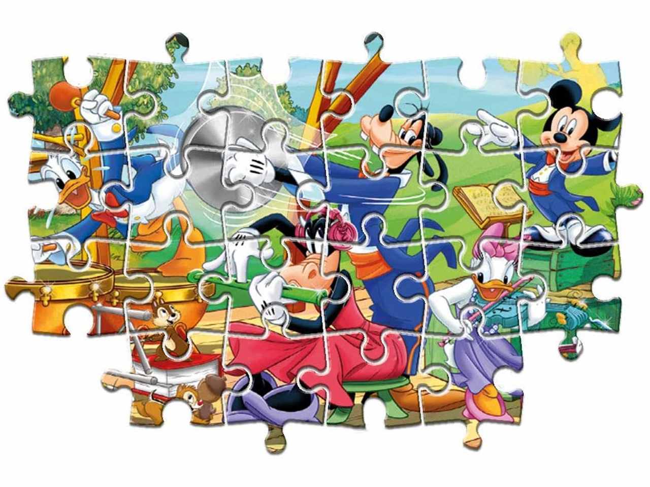 Puzzle da 24 pezzi  maxi Mickey Mouse