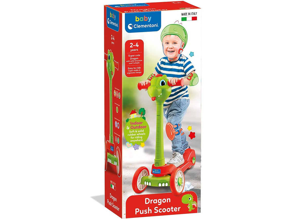 Baby dragon push scooter