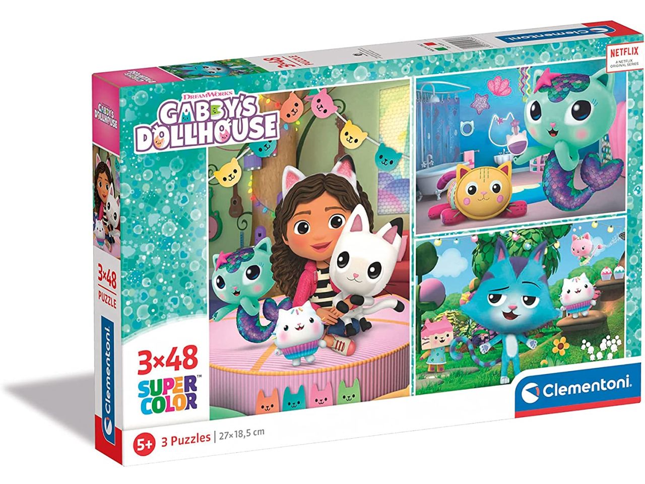 Puzzle 3x48 gabby's dollhouse