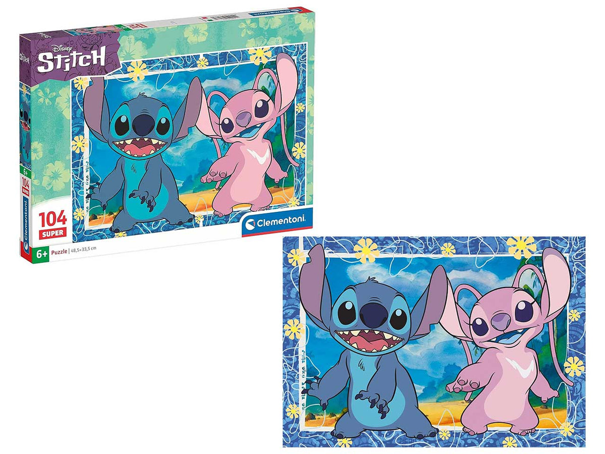 Stitch Supercolor Puzzle a Colore 104 pezzi - Clementoni