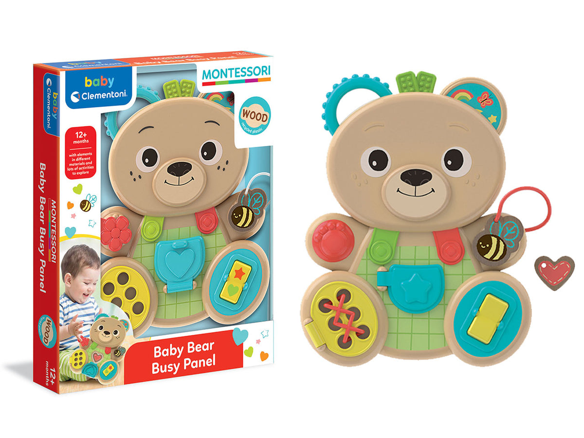 Busy Baby Bear Gioco Educativo Montessori - Clementoni