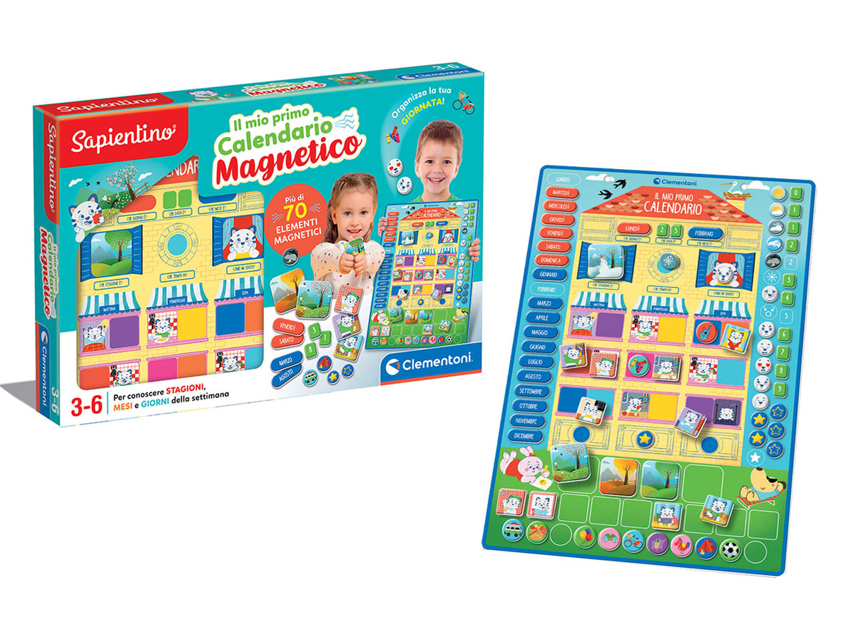 Sapientino Tabellone Magnetico Apprendimento Calendario - Clementoni
