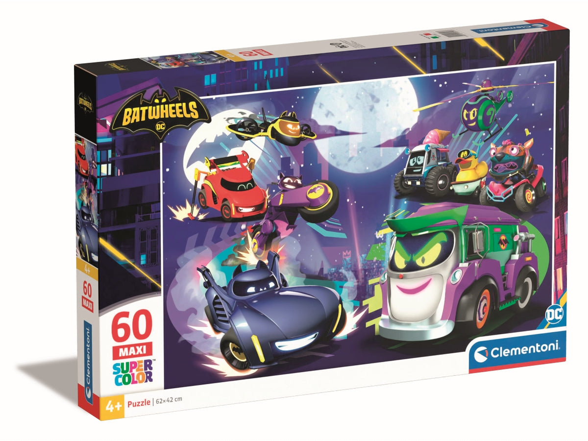 Puzzle 60 pezzi maxi batwheels
