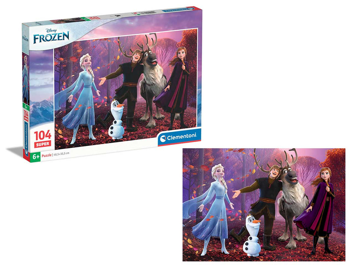 Puzzle 104 pezzi super disney frozen $