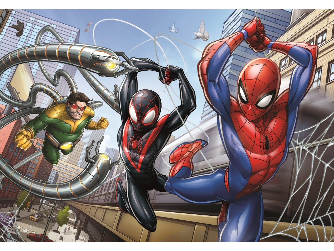 Puzzle 104 pezzi super spiderman