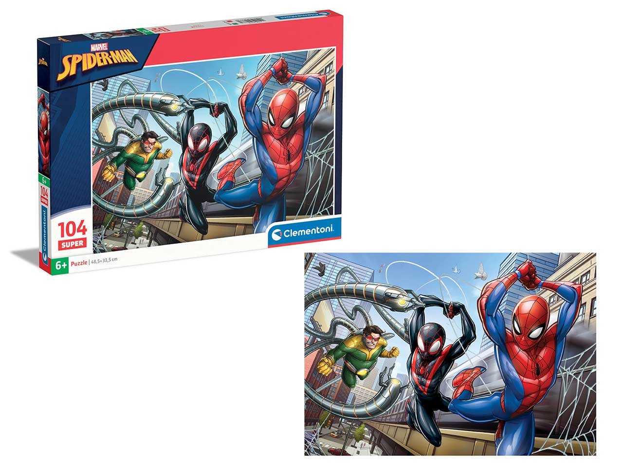 Puzzle 104 pezzi super spiderman
