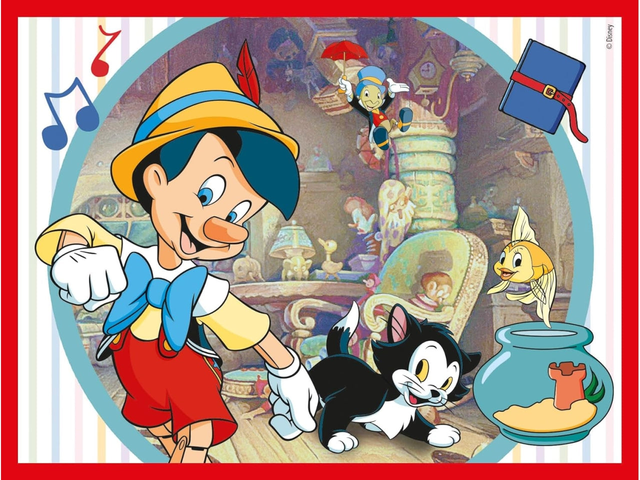 Disney classics Puzzle da cubi 12  pezzi