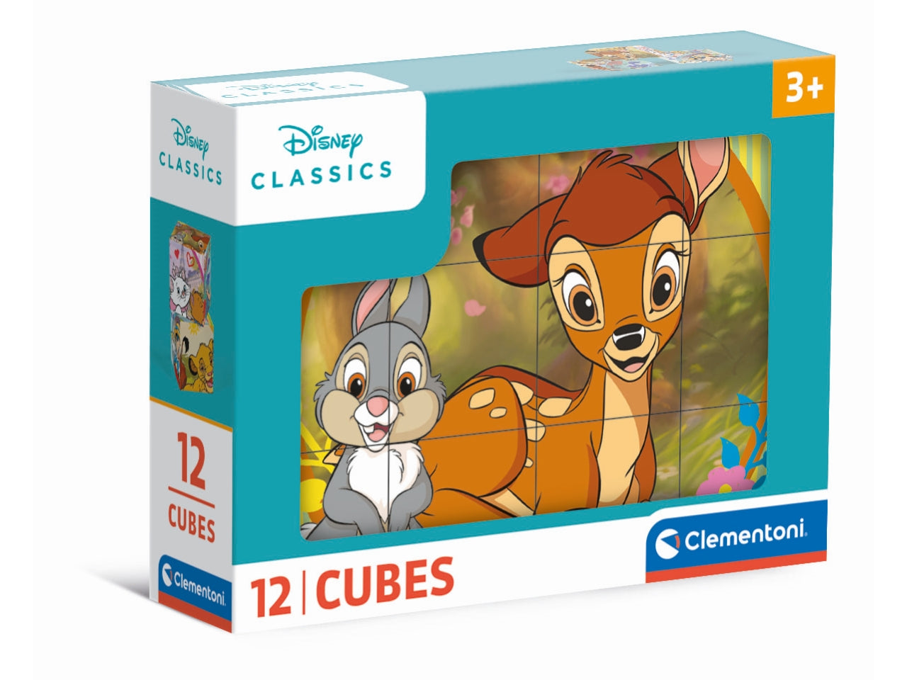Disney classics Puzzle da cubi 12  pezzi