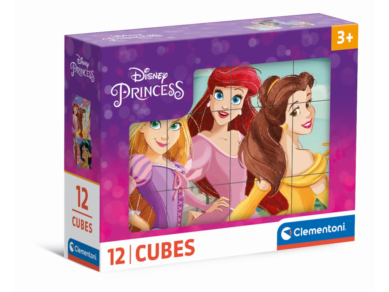 Disney princess Puzzle da cubi 12  pezzi