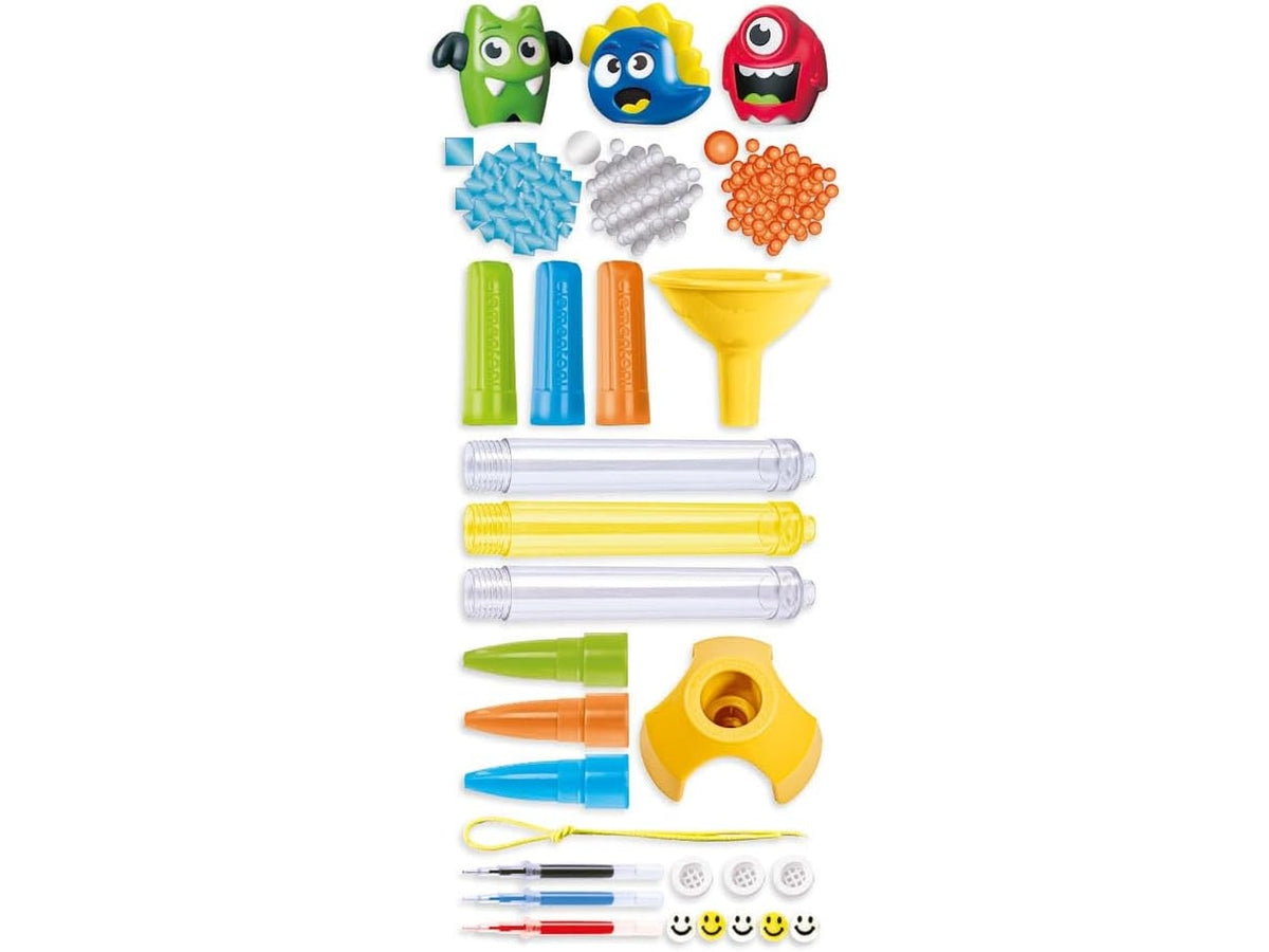 Clementoni Crea le tue penne Monster, kit fai da te di 3 penne da assemblare e personalizzare, 6+ anni, made in Italy $