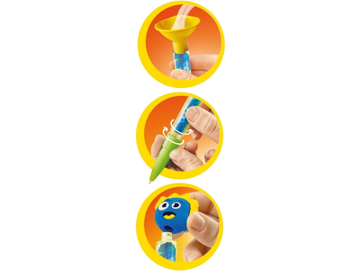 Clementoni Crea le tue penne Monster, kit fai da te di 3 penne da assemblare e personalizzare, 6+ anni, made in Italy $