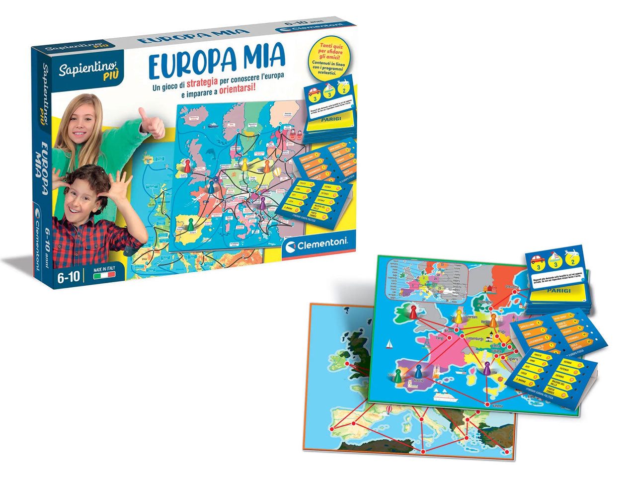 Sapientino Europa Mia Gioco da Tavolo - Clementoni