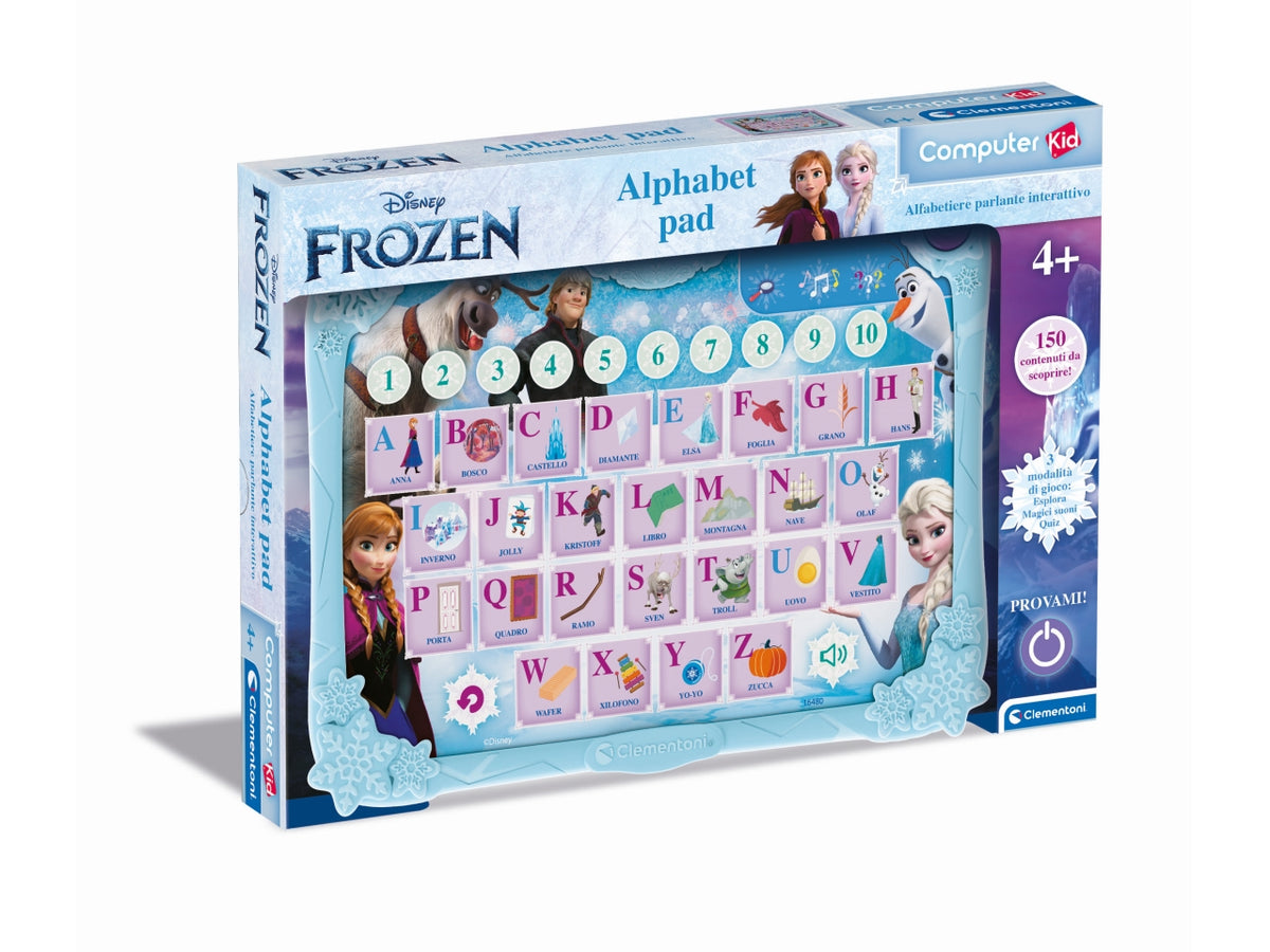 Pad Frozen Alphabet: Divertimento Educativo per Bambini dai 4 Anni - Clementoni $