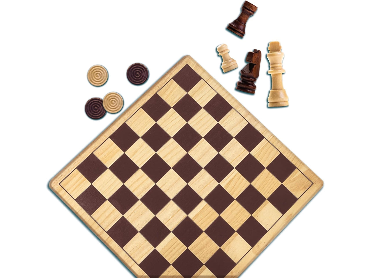 Gioco Scacchi E Dama In Legno