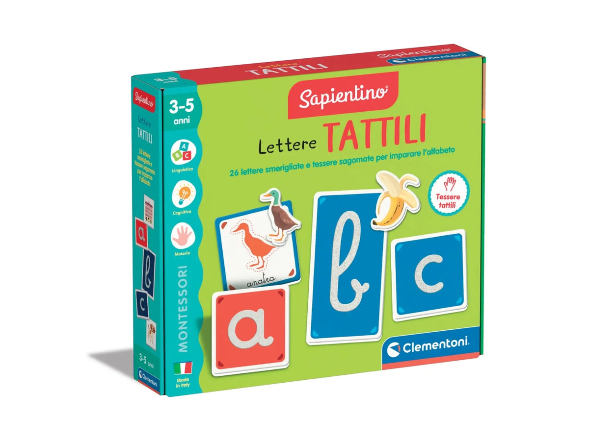 Montessori lettere tattili