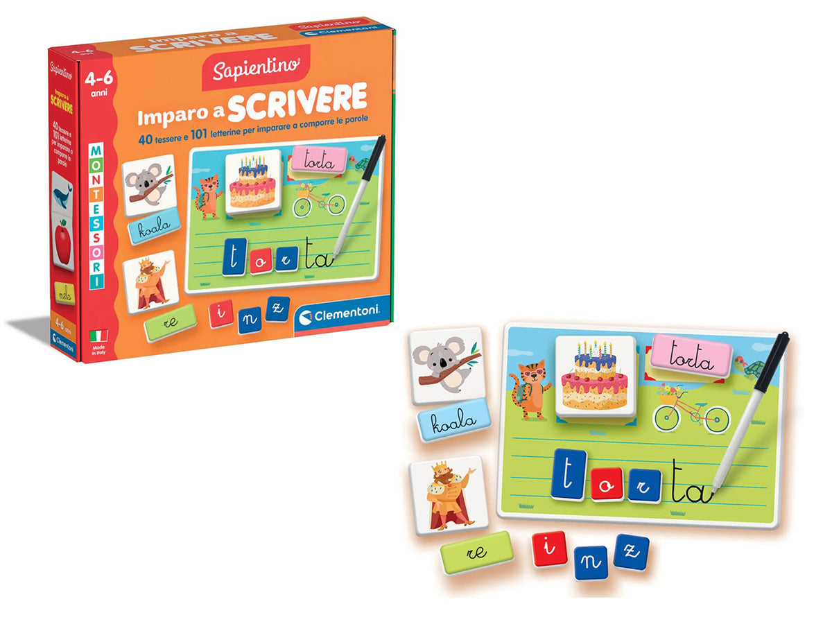 Montessori imparo a scrivere