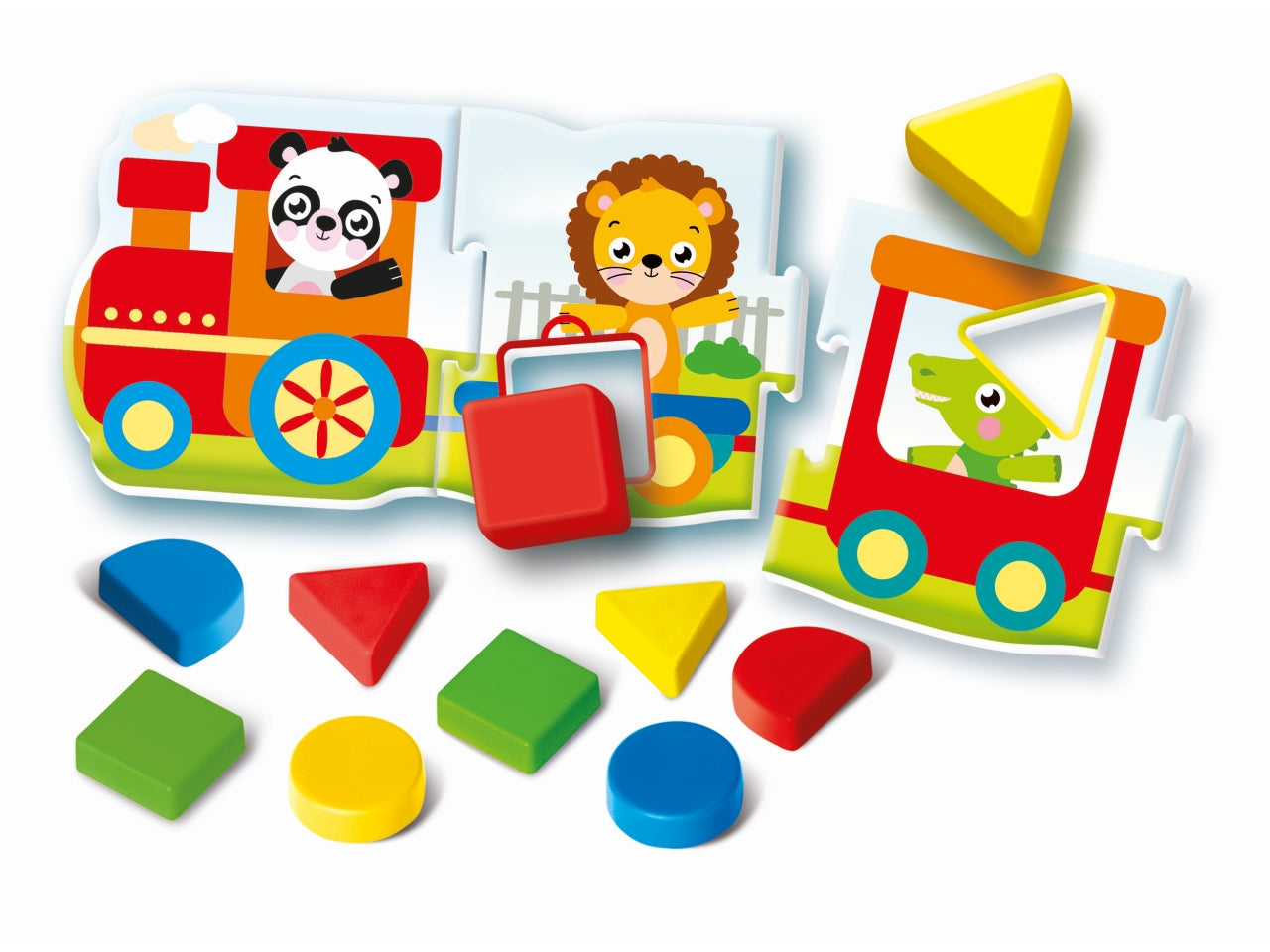 Montessori baby trenino forme