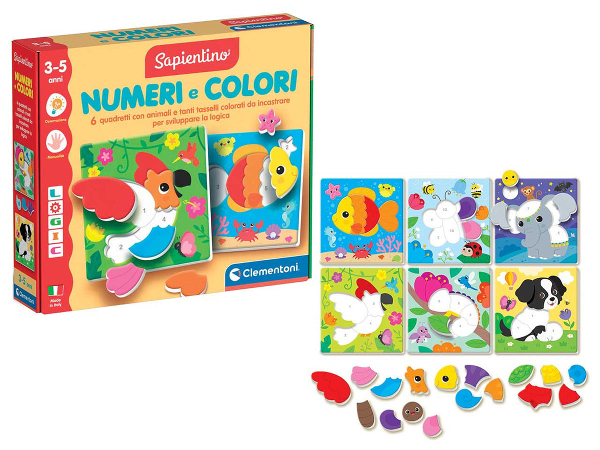 Gioco Educativo Sapientino Logic - Numeri e Colori per Imparare Numeri e Colori - Clementoni