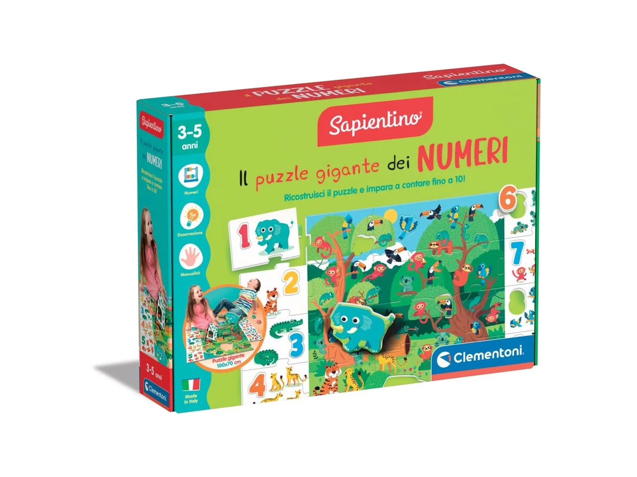 Puzzle gigante dei numeri
