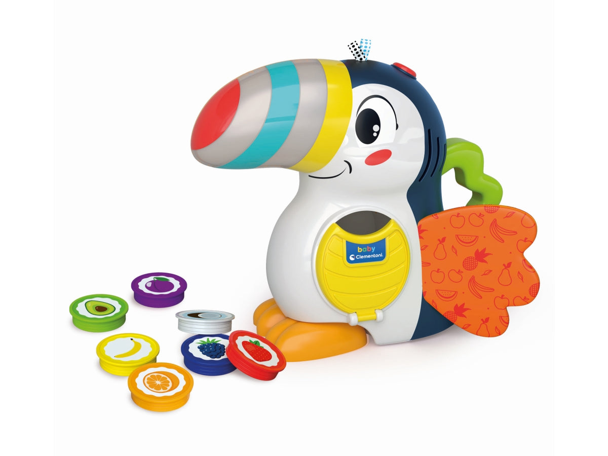Gioco Educativo Parlante Giuliano il Tucano: Frutta e Colori - Clementoni $
