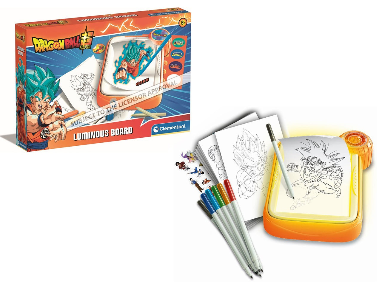 Dragon Ball Tavola da Disegno Luminosa - Clementoni