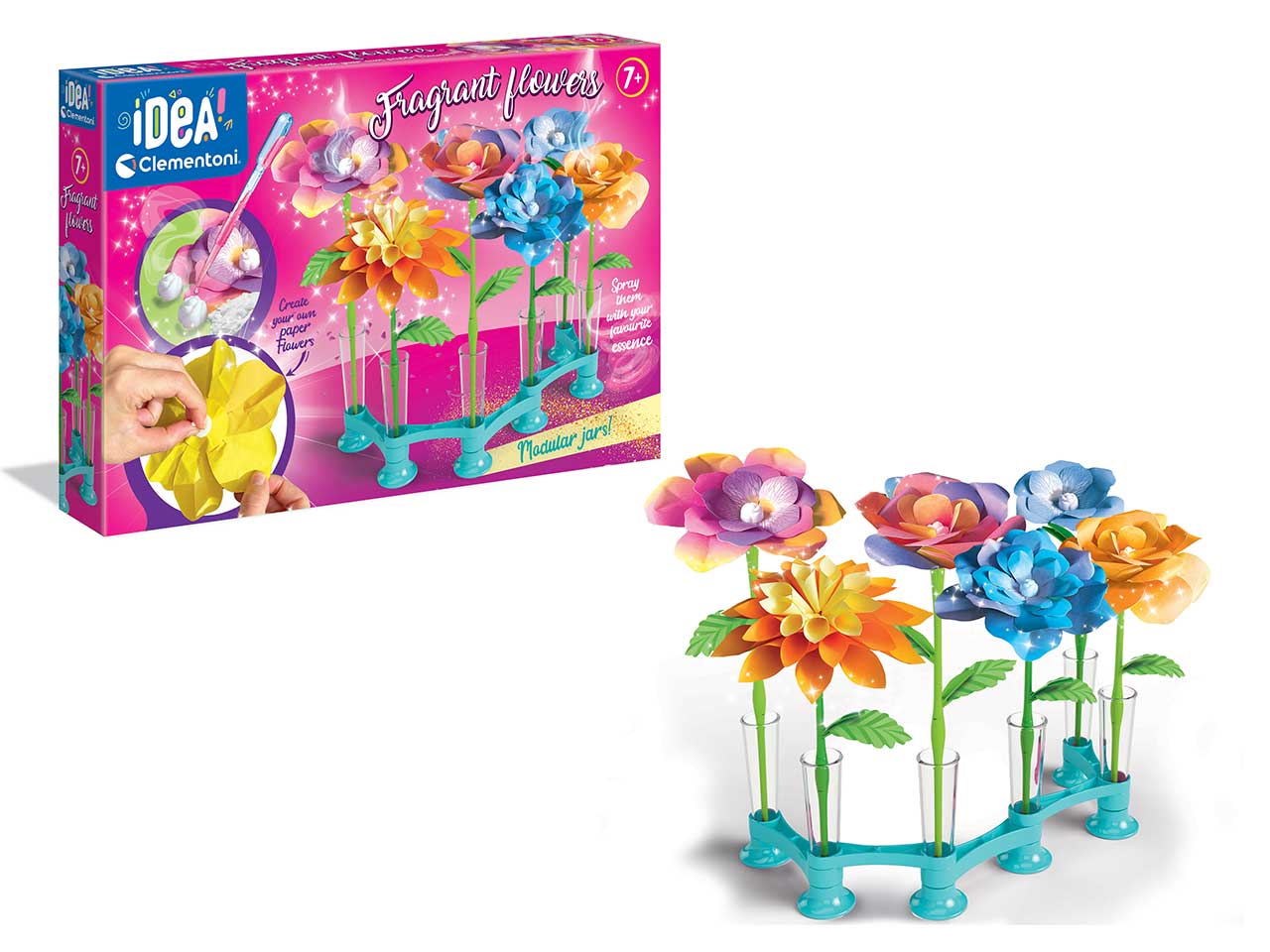 Composizione giocattolo Idea Fiori: Creativa e Profumata, etÃ  consigliata: dai 7 anni in su - Clementoni