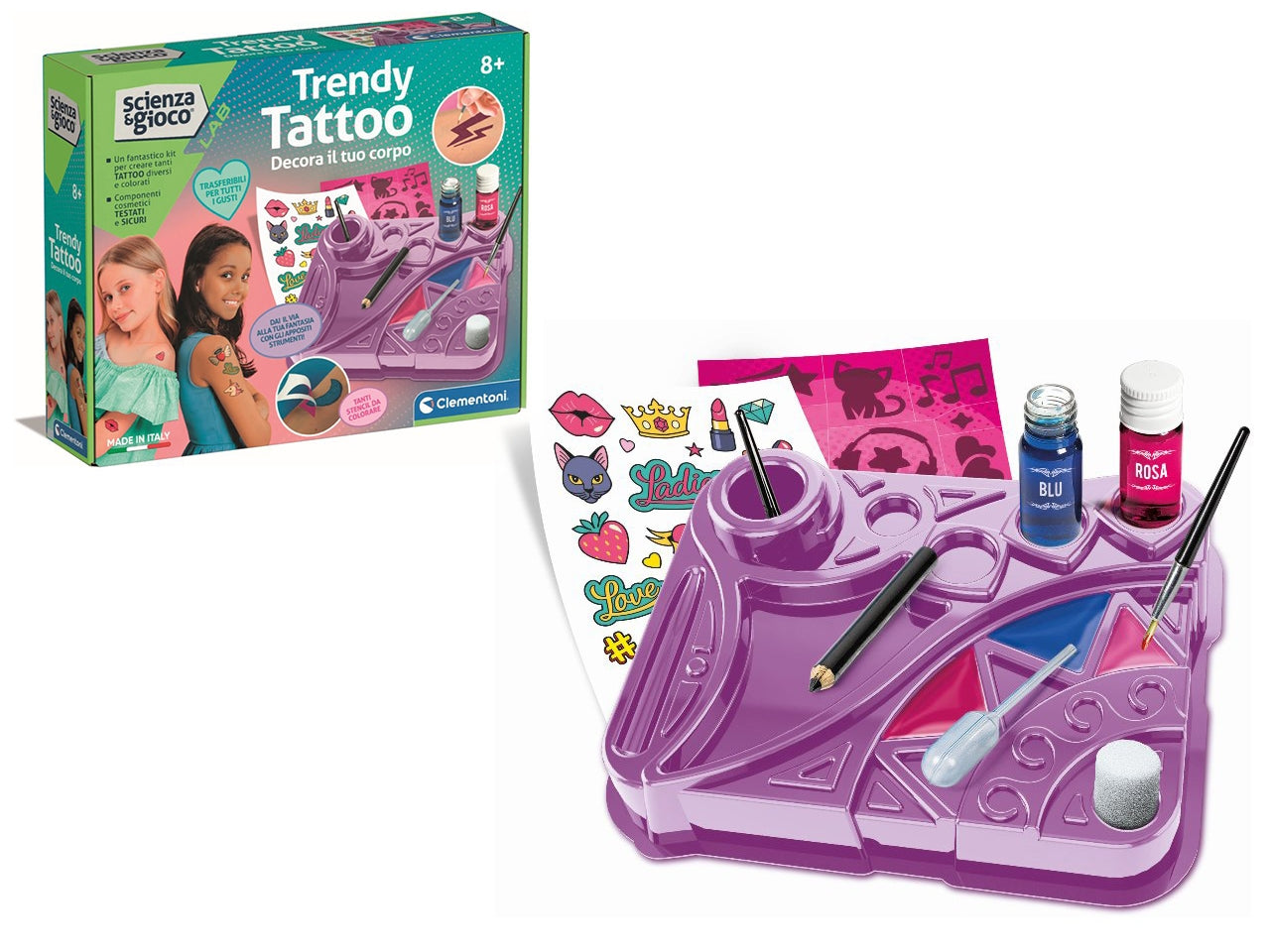 Scienza E Gioco Lab Trendy Tattoo - Clementoni