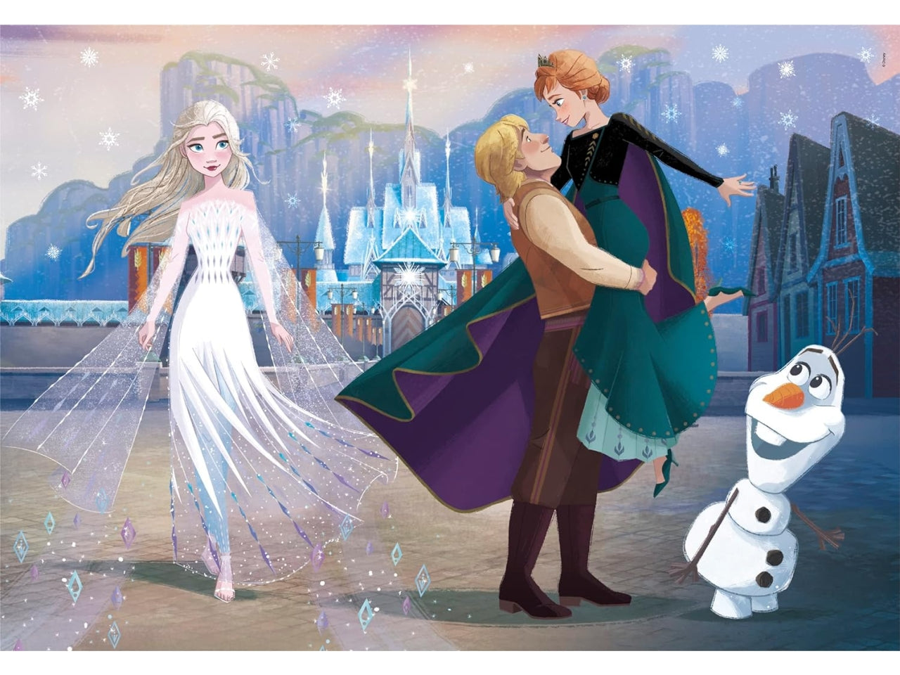 Puzzle da 24 pezzi  maxi Frozen