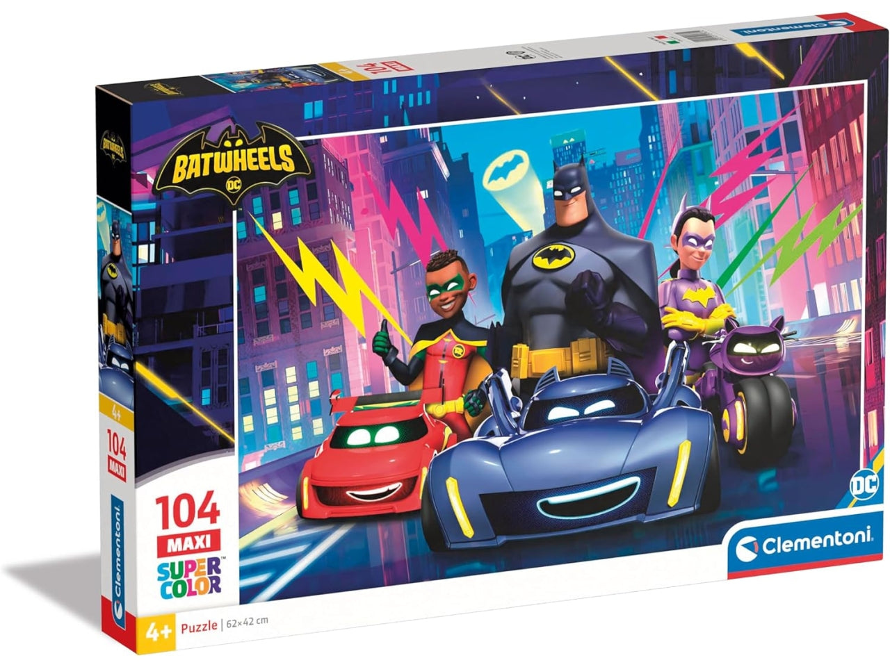 Puzzle da 104 pezzi  maxi Atwheels