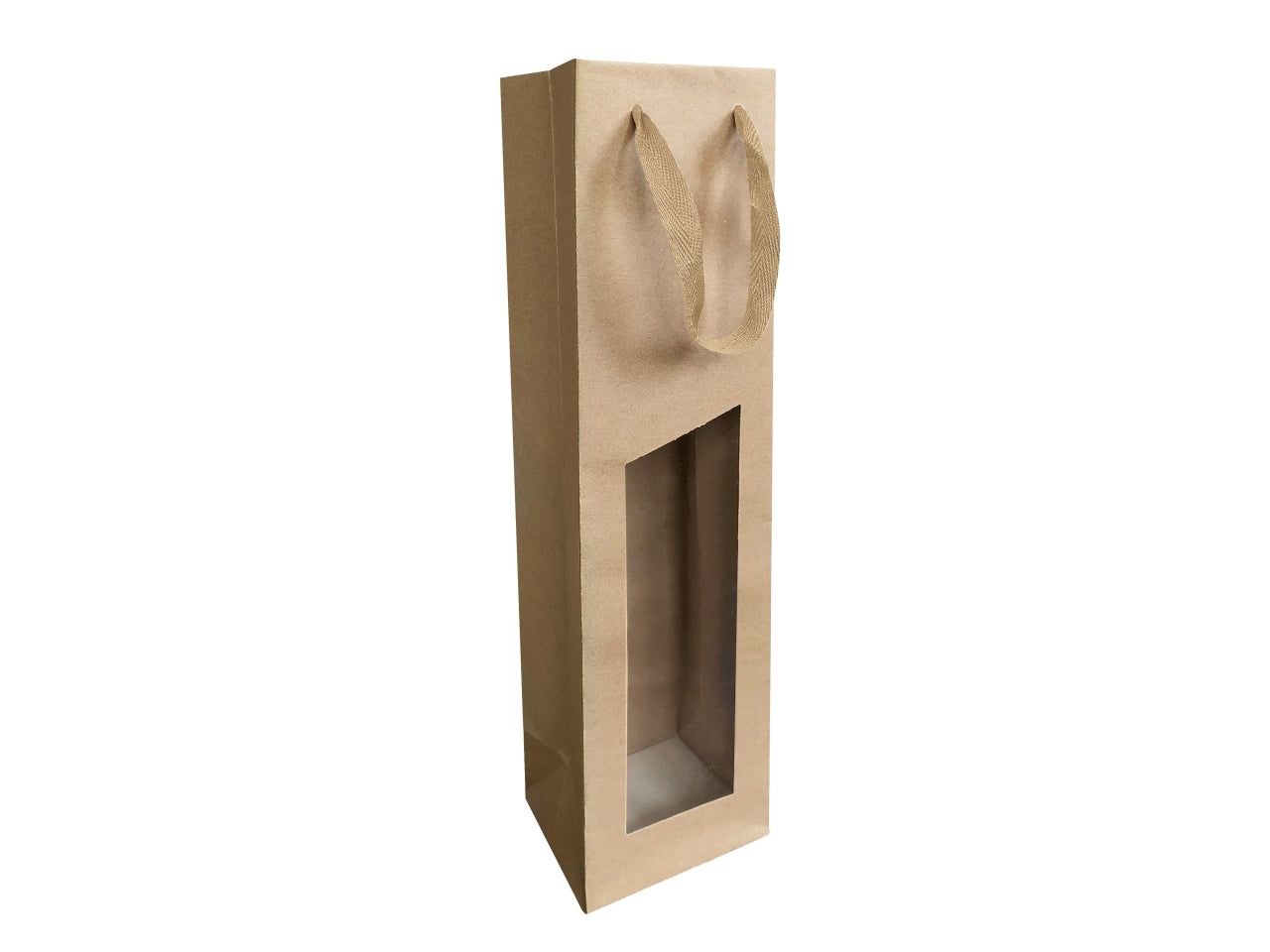 Busta portabottiglie per bottiglia magnum, confezione da 10, carta kraft avana13x11,4x44 cm - CrÃ¨astyl