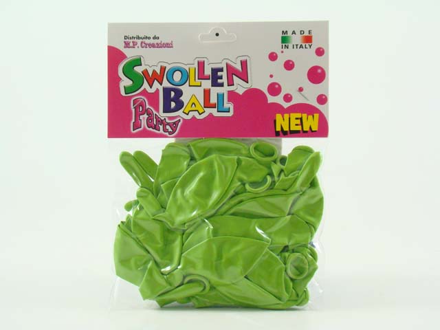 Palloncini gomma 20 pezzi verde a. 1335