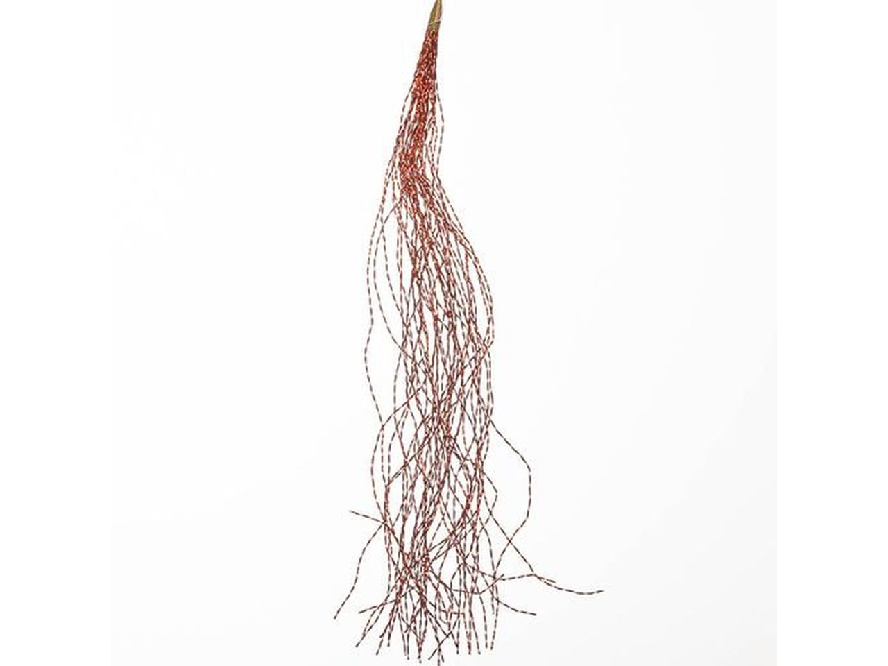 Ramo cadente natalizio 100cm rosso