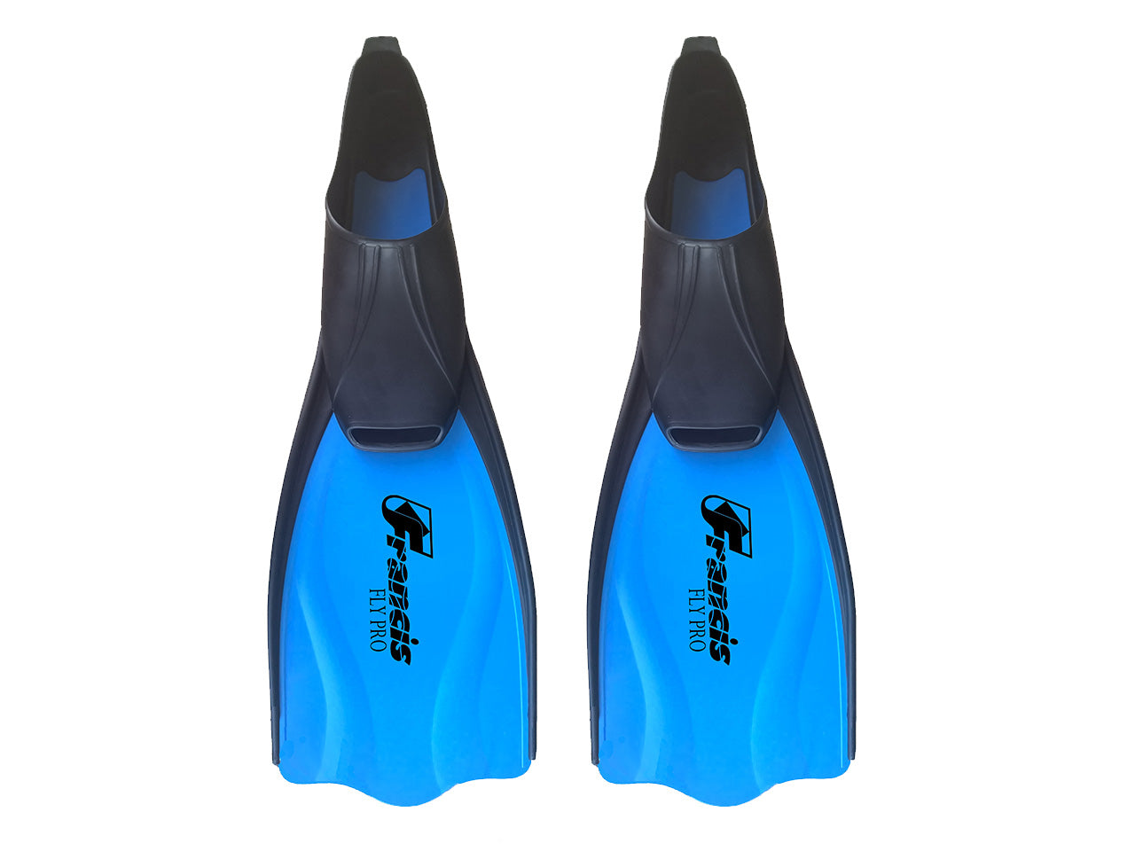 Pinne fly pro 35/36 blu ciano