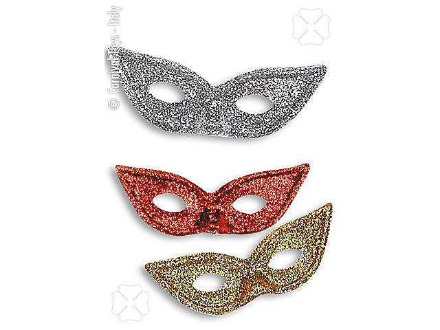 Domino glitter in plastica colori assortiti
