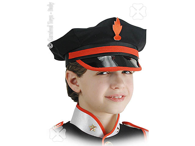 Cappello da carabiniere per bimbo in tessuto