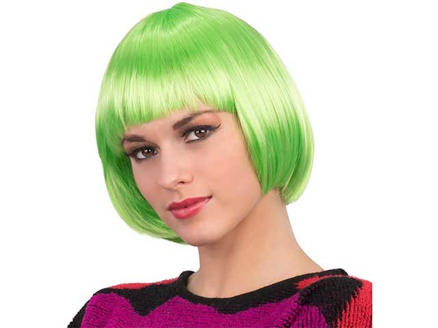 Parrucca lovely caschetto verde