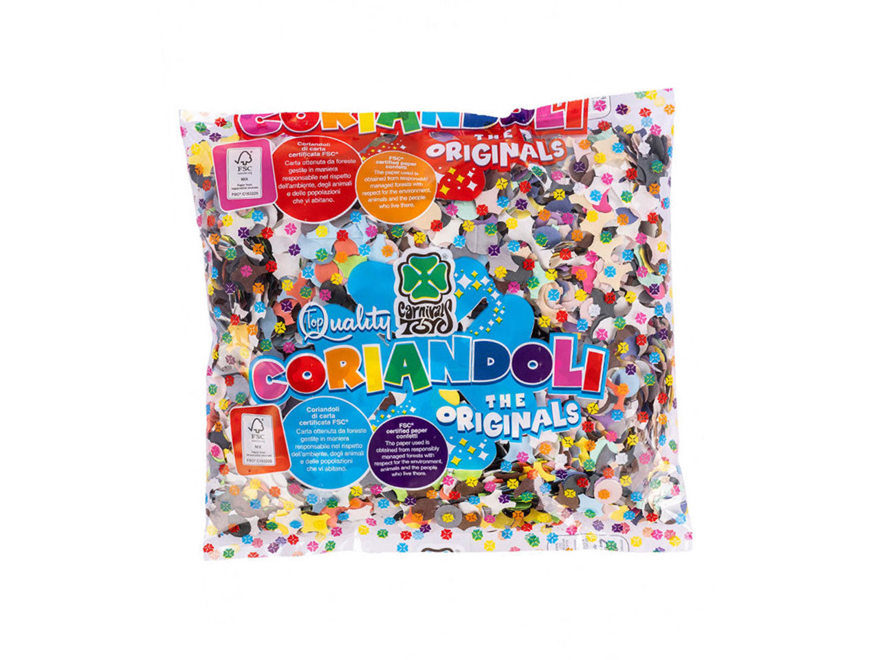 Coriandoli maxi multicolor 150gr