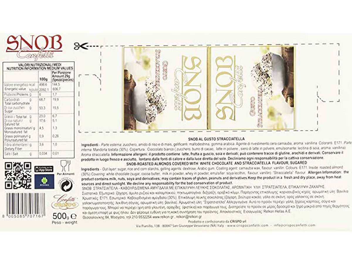 Confetti snob 500gr stracciat.010137564