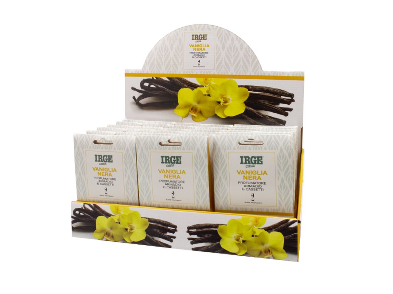 Sacchetti per armadio profumati alla vaniglia, set 2 sacchetti