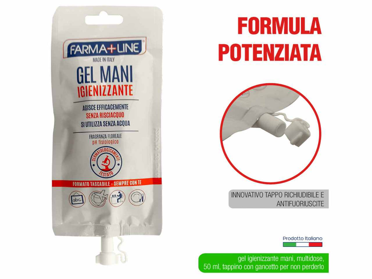 Farmaline gel igienizzante mani 50ml gel4949a$
