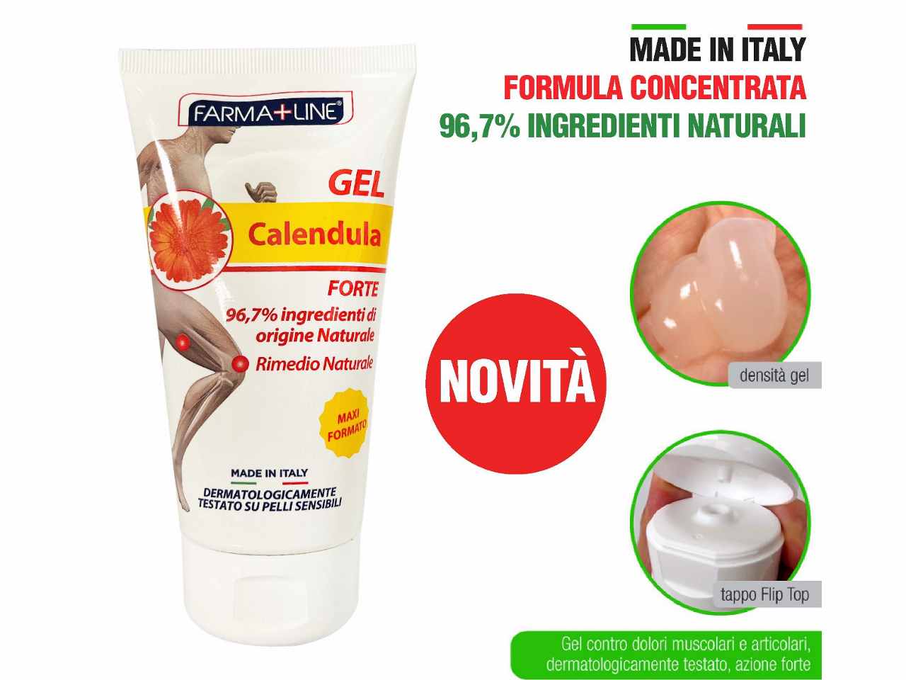 Farmaline gel 150ml alla calendula