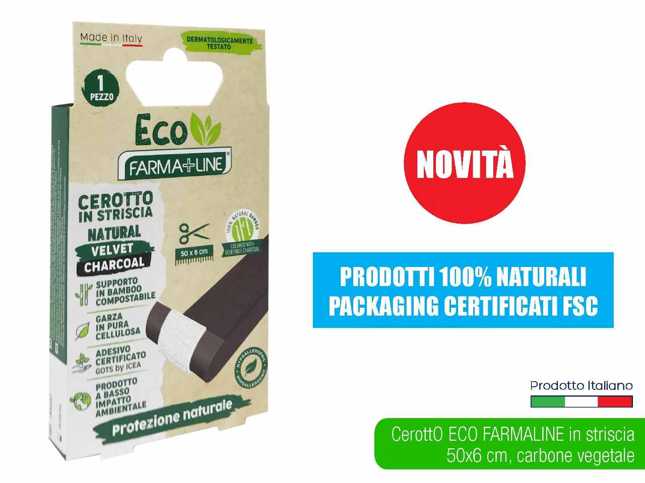 Farmaline cerotti bamboo striscia cer5168a